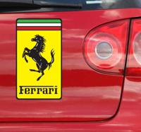 Autosticker van Ferrari - thumbnail