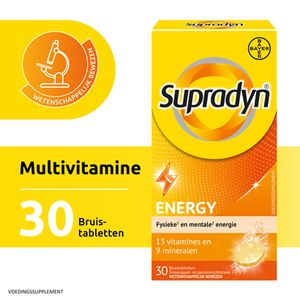 Supradyn Energy Multivitamine Voor Energie bruistabletten 30