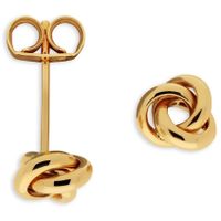Glow 206.2177.00 Oorknoppen Ringetjes geelgoud 6 mm
