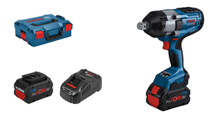 Bosch Blauw GDS 18V-1050 H | Professional Slagmoeraanzetter | met 2 x 8,0 Ah ProCORE accu en lader - 06019J8502