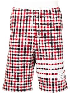 Thom Browne short à détail 4 bandes signature - Rouge