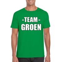 Sportdag team groen shirt heren - thumbnail