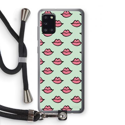 Lipjes: Samsung Galaxy A31 Transparant Hoesje met koord