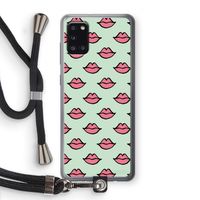Lipjes: Samsung Galaxy A31 Transparant Hoesje met koord