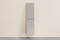 Kolomkast Wiesbaden Novira 160x40x35 cm Afgeronde Hoeken Geribbeld Mat Zand