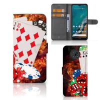 Nokia G50 | Wallet Case | met Pasjes | Casino