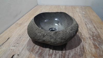 Riviersteen waskom RVM250320, 41x39x15 cm
