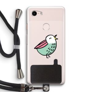 Birdy: Pixel 3 Transparant Hoesje met koord