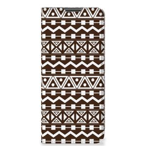 Nokia G50 Hoesje met Magneet Aztec Brown