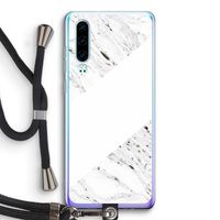 Biggest stripe: Huawei P30 Transparant Hoesje met koord