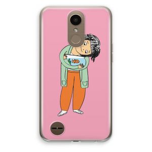 Visknuffel: LG K10 (2017) Transparant Hoesje