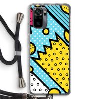 Pop Art #1: Xiaomi Redmi Note 10 Pro Transparant Hoesje met koord
