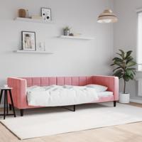 Slaapbank 80x200 cm fluweel roze