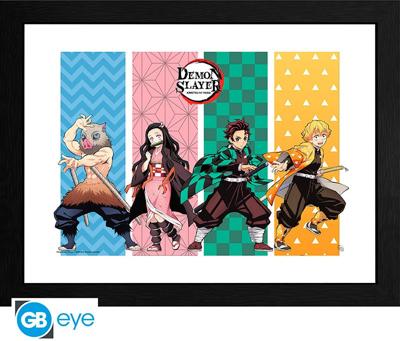 Demon Slayer Framed Print - Group