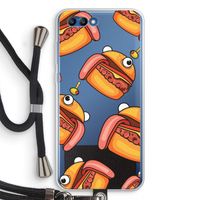 Hamburger: Honor 10 Transparant Hoesje met koord