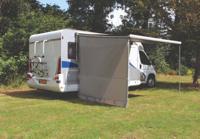 Eurotrail zijwand zonder raam Camper 235 x 240 cm polyester grijs - thumbnail