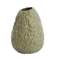 Vaas avocado keramiek olijf groen XS
