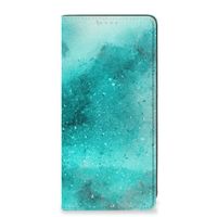 Bookcase Samsung Galaxy A21s Painting Blue