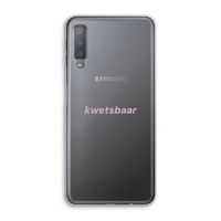 kwetsbaar: Samsung Galaxy A7 (2018) Transparant Hoesje