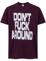 Supreme t-shirt Don't F*ck Around - Noir
