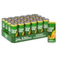 Frisdrank fuze tea green mango chamom blik 330ml | 24 stuks