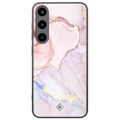 Samsung Galaxy S25 glazen hardcase - Purple sky