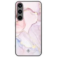 Samsung Galaxy S25 glazen hardcase - Purple sky