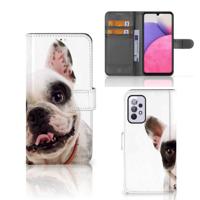 Samsung Galaxy A33 5G | Telefoonhoesje | Met pasjeshouder | Franse Bulldog