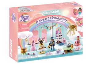 PLAYMOBIL Princess Magic - Adventskalender Kerstmis onder de Regenboog constructiespeelgoed 71348