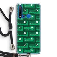 Crocs: Huawei P20 Lite (2019) Transparant Hoesje met koord