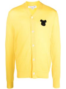 Comme Des Garçons Shirt x Disney cardigan à logo brodé - Jaune