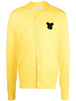 Comme Des Garçons Shirt x Disney cardigan à logo brodé - Jaune