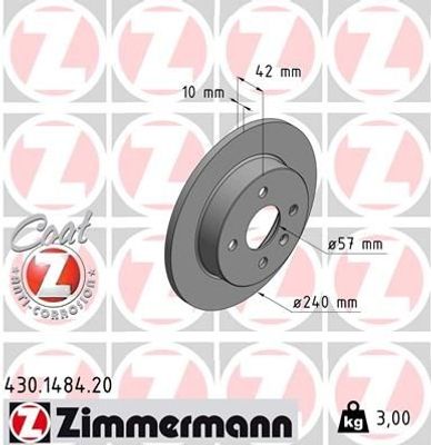 Remschijf Coat Z 430148420