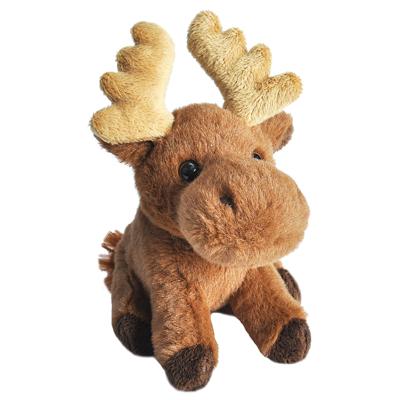 Wild Republic pluche knuffeldier Eland - bruin - 13 cm - Elanden
