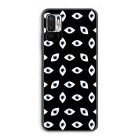 Eyes pattern: Xiaomi Redmi Note 10 5G Transparant Hoesje Eyes pattern: Xiaomi Redmi Note 10 5G Transparant Hoesje
