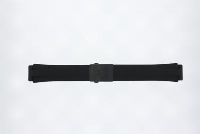 Horlogeband Tissot T0015204705100A / T603025574 Rubber Zwart 20mm