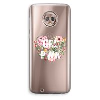 GRL PWR Flower: Motorola Moto G6 Transparant Hoesje