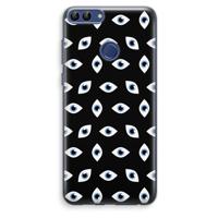 Eyes pattern: Huawei P Smart (2018) Transparant Hoesje