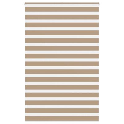 Zebra Blind 140x230 cm stofbreedte 135,9 cm polyester zandbruin