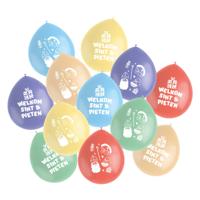 Folat BV Latex ballonnen welkom sint en pieten, 12st.