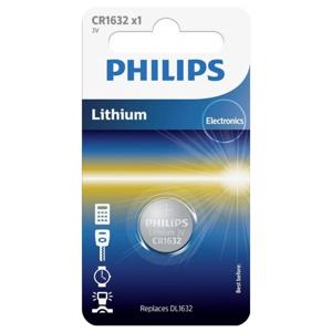 Philips Knoopcel CR1632 3 V 1 stuk(s) Lithium Minicells