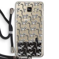 Makis: Samsung Galaxy A5 (2016) Transparant Hoesje met koord