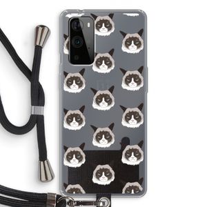 It's a Purrr Case: OnePlus 9 Pro Transparant Hoesje met koord