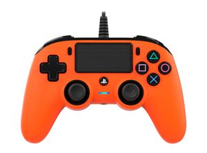 PS4 Nacon Wired Compact Official Licensed Controller (oranje)