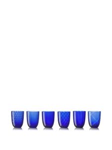 NasonMoretti lot de six verres Idra - Bleu