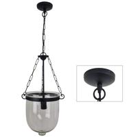 Hanglamp Bell Jar Antiek Zwart Hanglamp Bell Jar Antiek Zwart