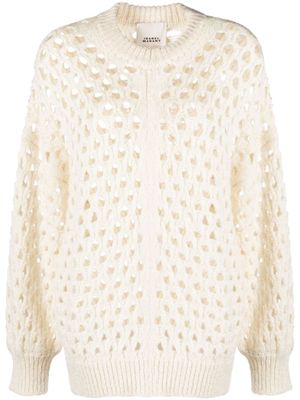 ISABEL MARANT pull Tane en laine mélangée - Tons neutres