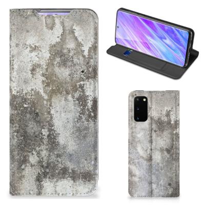 Samsung Galaxy S20 | Standcase | Beton Print