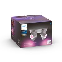 Philips Opbouwspot Hue Argenta - White and color 4-lichts zilvergrijs 915005762601 - thumbnail