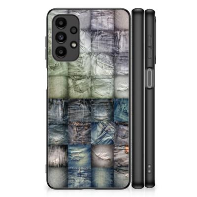 GSM Cover Samsung Galaxy A13 4G Spijkerbroeken